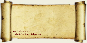 Jasmina Mijalković vizit kartica